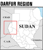 Map or Sudan: Darfur Region
