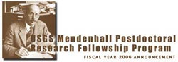 USGS Mendenhall Postdoctoral Research Fellowship Program