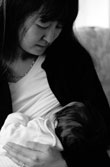 Photo of breastfeeding woman