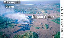 Photo of Napau Crater, Kilauea Volcano, Hawai`i