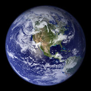 Image of the Earth known as the Blue Marble