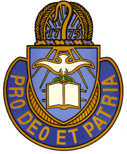 Graphic: Regimental crest of Chaplain Corps.