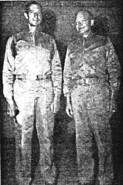 Brig. Gen. Mark Clark, GHQ, and Col. D.D. Eisenhower, Third Army, Louisiana Maneuvers, 1941