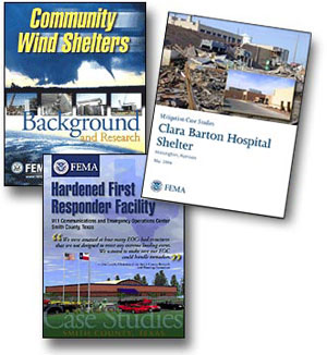 Community Wind Shelters, Clara Barton Hospital Shelter, and Hardened First Responder Facility cover image.