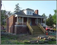 Elevation of home in Poquoson, Virginia