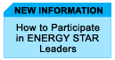 Announcing ENERGY STAR Leaders
