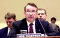 thumbnail of HHS Secretary Tommy G. Thompson testifies on the HHS FY 2004 budget before the House Energy and Commerce Committee. (1/3)