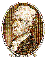First Secretary of the Treasury, Alexander
    Hamilton