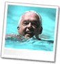 Photo of a mature man swimming