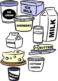 Dairy products.