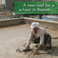 A new roof for a school in Basrah...  Click for more photos