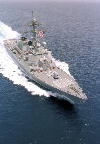 USS Curtis Wilbur (DDG 54) underway