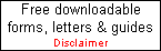 Image of downloadable textual info and disclaimer
