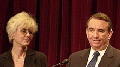 thumbnail photo of Secretary Thompson and Janet Allan