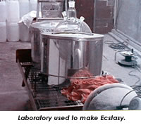 Laboratory used to make Ecstasy.