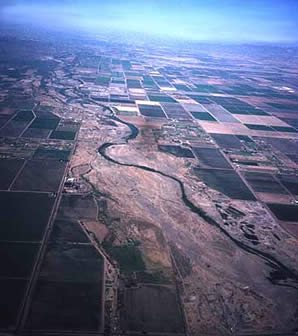 alluvium along Salt River, Arizona