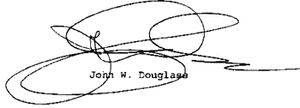 Douglass signature