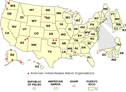 Imagemap of United States