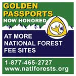 Image link: Golden Passports image which links to www.natlforests.org which is where people can purchase Golden Passports.