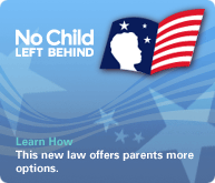 No Child Left Behind. Learn how this new law offers parents more options.