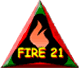 Fire 21 Symbol and link. slogan "safety, integrity and mutual respect"