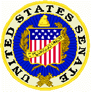 Image of the seal of the US Senate - click it to go to their website