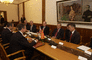 Secretary Rumsfeld meets with Macedonian President Branko Crevenkovski.