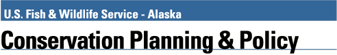 Conservation Planning & Policy title bar