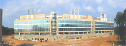 Recent photograph of the FBI Laboratory building under construction.