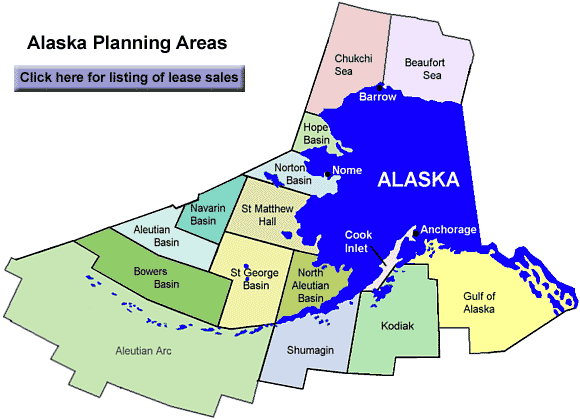 Alaska Planning Area Map