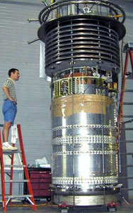 Worlds First 105mm bore, 900 MHz Nuclear Magnetic Resonance System