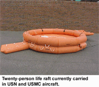 Twenty-person life raft currently carried in USN and USMC aircraft