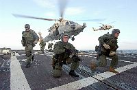 U.S. Navy SEALs, underway with the Truman Battle Group