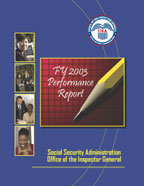 OIG Performance Report for Fiscal Year 2003