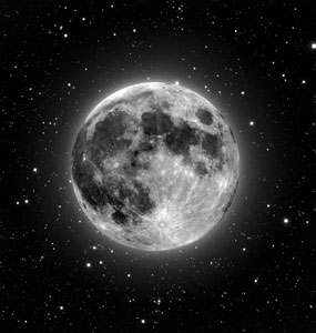 Enhanced Image of the Moon