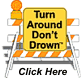 Turn Around - Don't Drown logo