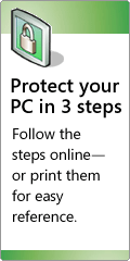Protect your PC in 3 steps