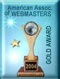American Association of Webmasters Gold Award Icon