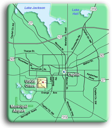 map of Tallahassee