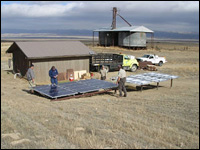 Photo of PV array