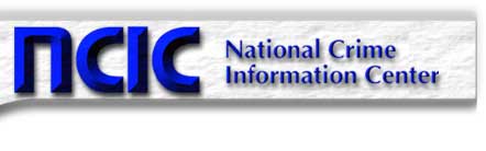 This is a graphic banner for NCIC National Crime Information Center