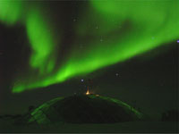 Southern Lights Over Dome