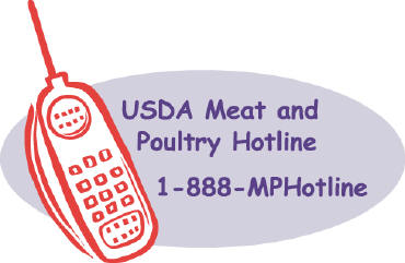 USDA Meat and Poultry Hotline 1-888-MPHotline