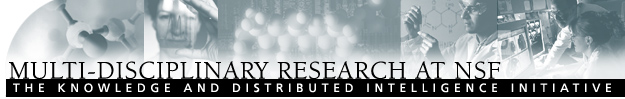 Banner: Multi-Disciplinary Research at NSF: Accomplishments of the KDI Initiative