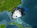 Hurricane Jeanne on September 25, 2004, over Florida and the Atlantic Ocean.
