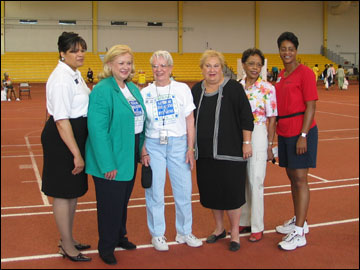 Executive Director for PG County AAA Theresa Grant, Josefina Carbonell, Volunteer Joan Henze, Deputy Secretary Maryland Department on Aging Jacqueline Phillips, Director of PG County Parks and Planning Commission Mary Wells Harley, PG County Parks and Planning Commission Program Manager Debbie Tyner.