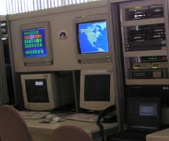 NOAA image of Sarsat Mission Control Center.