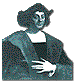 Portrait of Columbus. Link to Explorers pages.