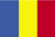 Flag of Romania is three equal vertical bands of blue (hoist side), yellow, and red