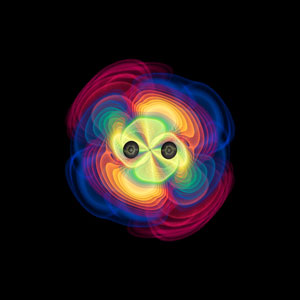 Orbiting Black Holes (Image 2)
